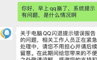电脑QQ遇到错误的解决方法（解决QQ显示错误的有效技巧）