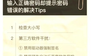 解决电视密码错误问题的方法（掌握正确的密码输入方法，解决网络电视连接问题）
