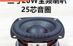 25瓦低音喇叭的品质和性能如何？（了解25瓦低音喇叭的特点及适用场景）