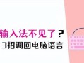 电脑输入法程序错误的解决方案（解决电脑输入法程序错误，让你的打字体验更流畅）